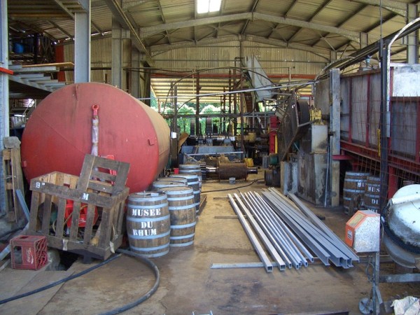 A peek inside the Musee du Rhum