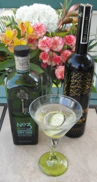 Reverse Vesper with Cucumber and Lemon