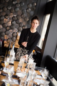 Ali Stirs up a Cocktail